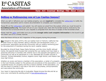 Tablet Screenshot of lascasitas.org